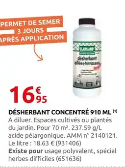 Rural Master Désherbant concentré offre