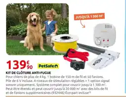Rural Master Petsafe kit de clôture anti-fugue offre