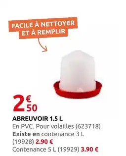 Rural Master Abreuvoir 1.5 l offre