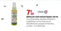 Rural Master Répulsif anti-moustiques 100 ml offre