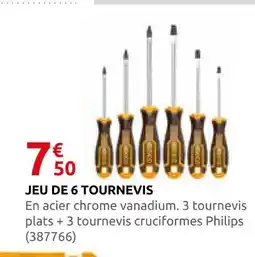 Rural Master Philips jeu de 6 tournevis offre