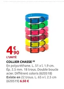 Rural Master Collier chasse offre