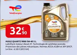 Rural Master Huile quartz 9000 5w-40 5 l offre