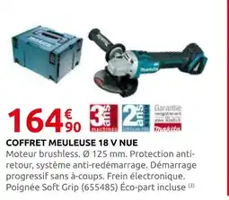 Rural Master Makita coffret meuleuse 18 v nue offre