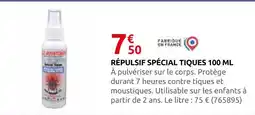 Rural Master Répulsif spécial tiques 100 ml offre