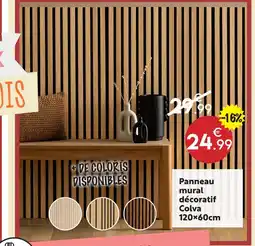 Maxi Bazar Panneau mural décoratif colva offre