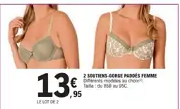 E.Leclerc SOUTIENS-GORGE PADDÉS FEMME offre