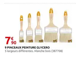 Rural Master Makita 9 pinceaux peinture glycero offre