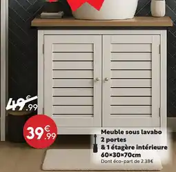 Maxi Bazar Meuble sous lavabo offre