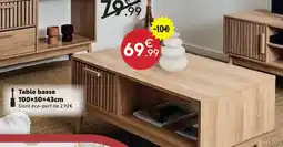 Maxi Bazar Table basse offre