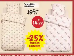 Maxi Bazar Parure billie offre