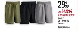 Intersport Under armour short de training homme offre
