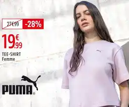 Intersport Puma tee-shirt femme offre