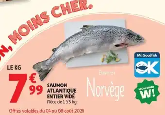 Auchan Mr.Goodfish SAUMON ATLANTIQUE offre