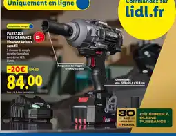 Lidl Parkside performance visseuse à chocs sans fil offre