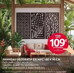 Mr Bricolage PANNEAU DÉCORATIF EN WPC offre