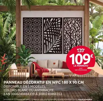 PANNEAU DÉCORATIF EN WPC