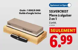 Lidl Silvercrest pierre à aiguiser 2 en 1 offre
