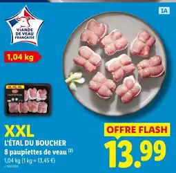 Lidl L'étal du boucher 8 paupiettes de veau offre