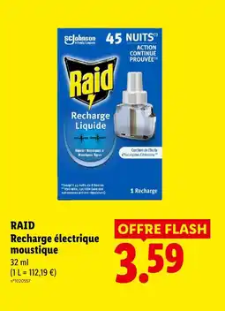 Lidl Raod recharge électrique moustique offre