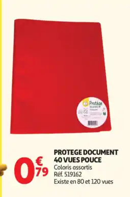 Auchan Protège documents offre