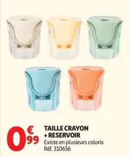 Auchan TAILLE CRAYON + RESERVOIR offre