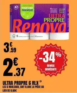 E.Leclerc Renova - ultra propre 6 rlx offre