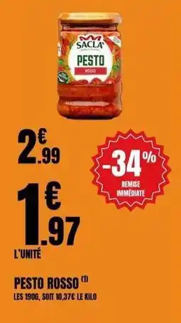 E.Leclerc Sacla - pesto rosso offre
