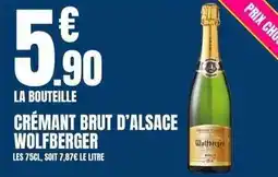 E.Leclerc Brut - la bouteille crémant d'alsace offre