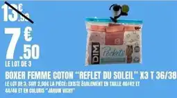 E.Leclerc Dim - boxer femme coton offre
