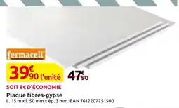 Mr Bricolage fermacell Plaque fibres-gypse offre