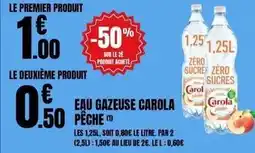 E.Leclerc Carola - eau gazeuse peche offre