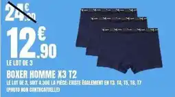 E.Leclerc Boxer homme x3 t2 offre
