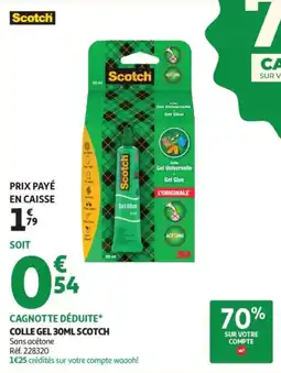 Auchan Scotch Colle Gel offre