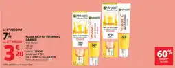 Auchan Garnier fluide anti-uv vitamine c offre