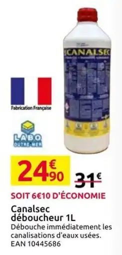 Mr Bricolage Canalsec déboucheur offre