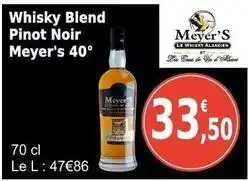 E.Leclerc Meyer's - whisky blend pinot noir offre