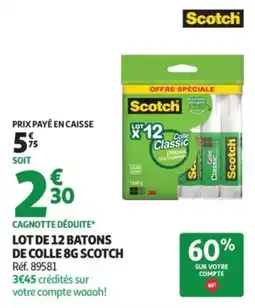 Auchan Scotch Colle Classic offre