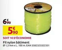 Mr Bricolage OZARK Fil nylon bâtiment offre