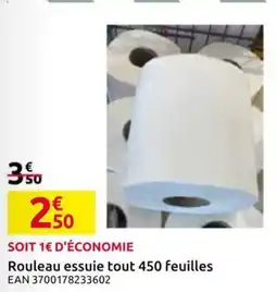 Mr Bricolage Rouleau essuie tout offre