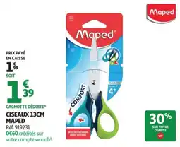 Auchan Maped Ciseaux 13CM offre
