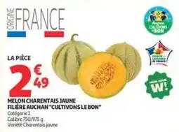 Auchan Supermarché Auchan - melon charentais jaune offre