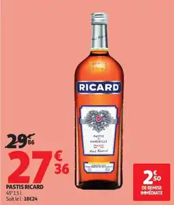 Auchan RICARD PASTIS offre