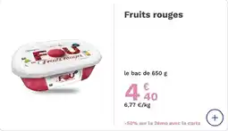 Picard Fou Fruits rouges offre
