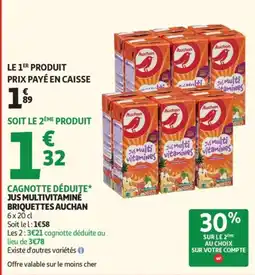 Auchan Auchan Jus multivitaminé offre