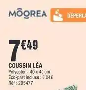 La Foir'Fouille Moorea - coussin lea offre
