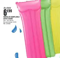 La Foir'Fouille Matelas gonflable effet offre