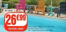 La Foir'Fouille Fauteuil adiko offre