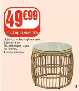 La Foir'Fouille Bout de canapé têo offre