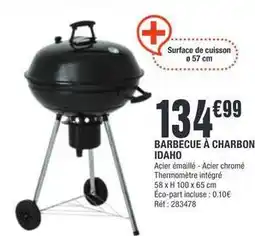 La Foir'Fouille Barbecue à charbon idaho offre